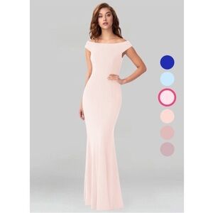 Azazie pink bridesmaid dress